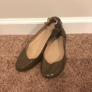 Mossimo Supply Co. Brown Faux Leather Flats